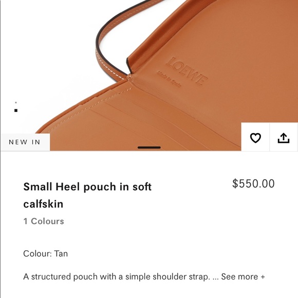 Loewe Black Small Heel Pouch - Picture 10 of 14